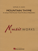 Mountain Thyme Concert Band sheet music cover